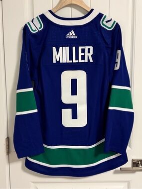 Authentic Adidas Vancouver Canucks J.T. Miller Jersey Size 44 XS